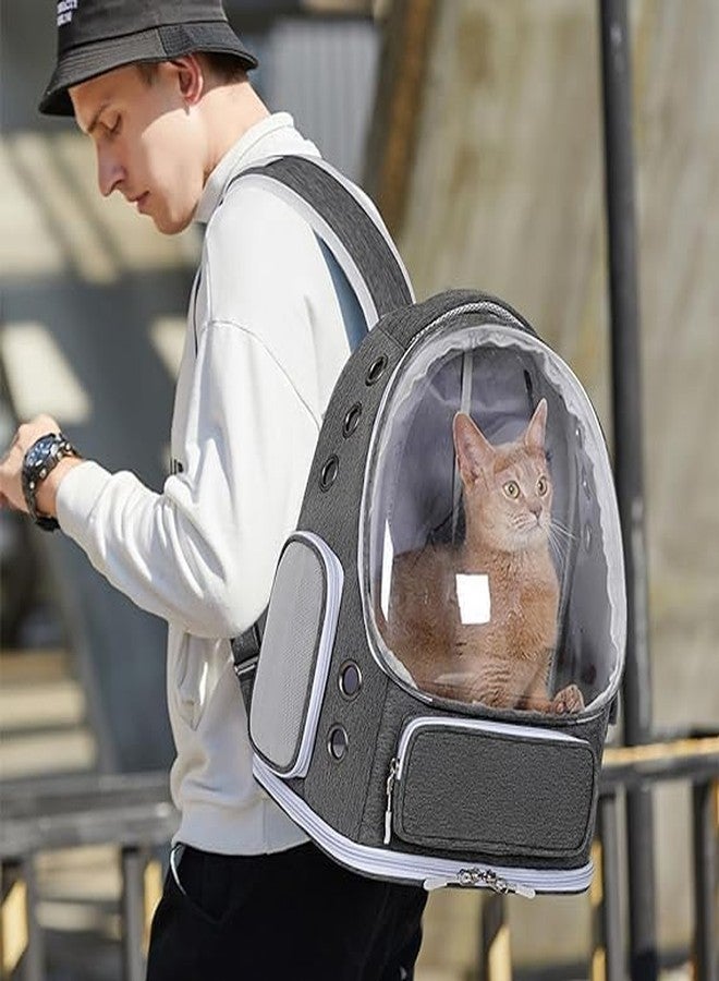 EVVIX Breathable Design Cat Bag Carrier Backpack for Hot Weather, Expandable Cat Dogs Cage, Backpack Design Pet Travel Carrier Pet Case for Small Pets - Image 2